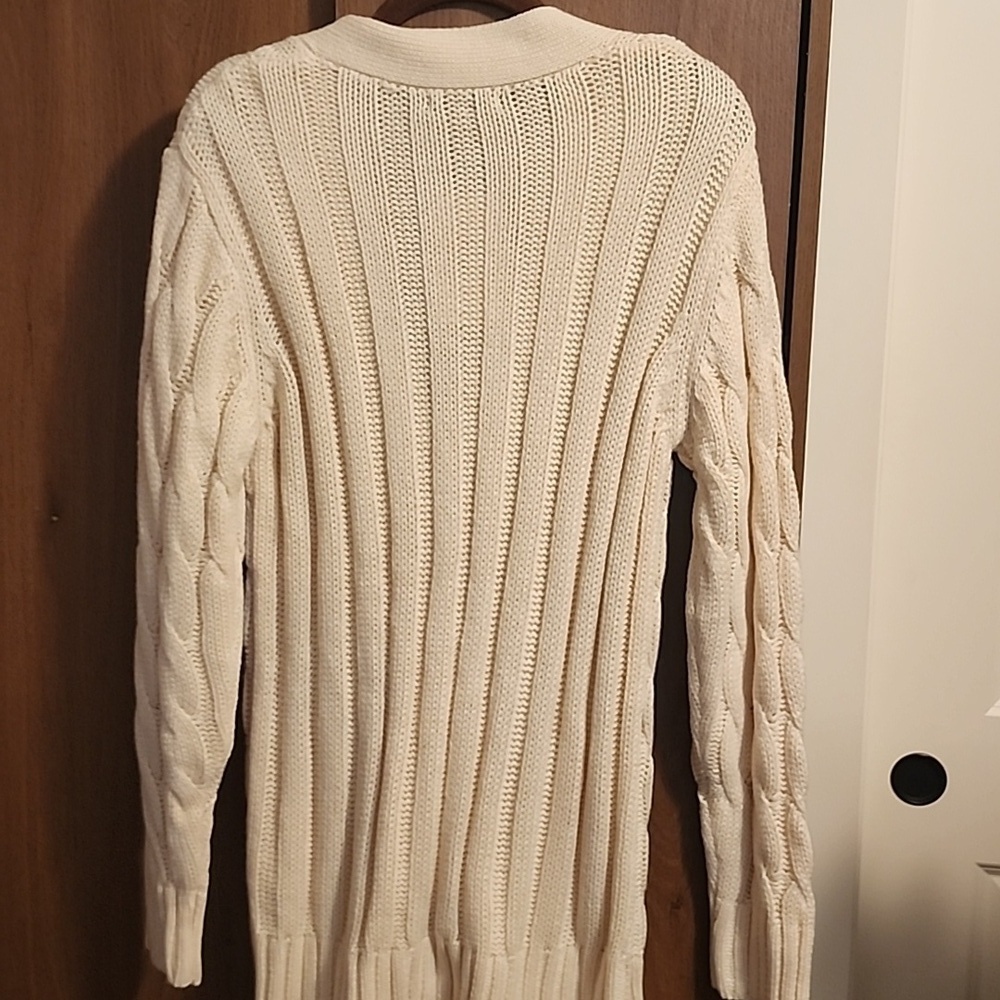 PRETTYGARDEN Open Front Cardigan Sweater Button CableKnit NWT Size S - Picture 2 of 6